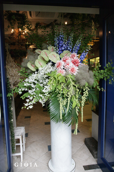 周年御祝スタンド花